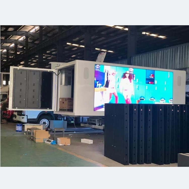 ColorLight Digitale het Vrachtwagen Opgezette LEIDENE Scherm 192*192mm 9ft - Aangepaste 18ft