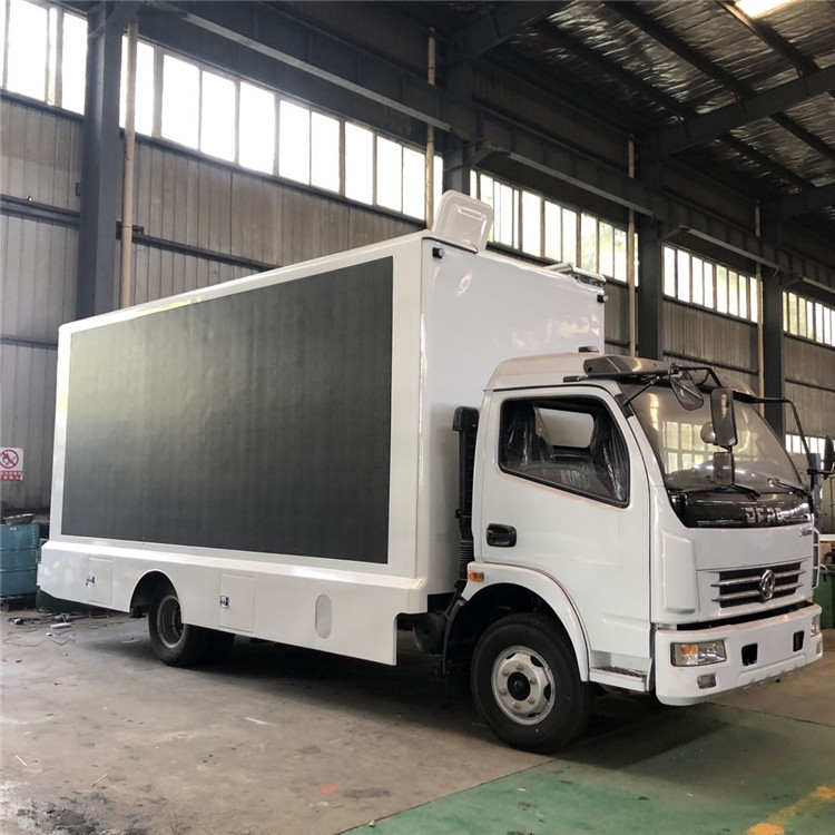 Mobiele LEIDEN van de Dongfeng Mobiel Vrachtwagen Geleid Vertoning 4x2 Reclamevoertuig Waterdicht voor Openlucht