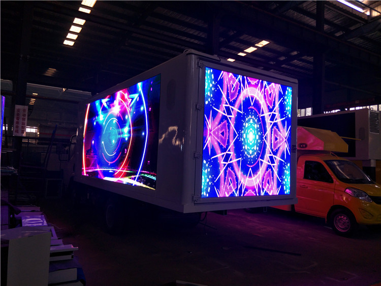 P4 maakt de Digitale Aanplakbordvrachtwagen het 192 * 192mm LEIDENE Scherm Van High Brightness Outdoor waterdicht