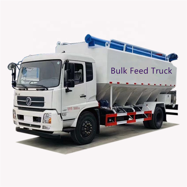 10 Ton Bulk Feed Truck Delivery-het Type van Vrachtwagen90km/h 4x2 Diesel