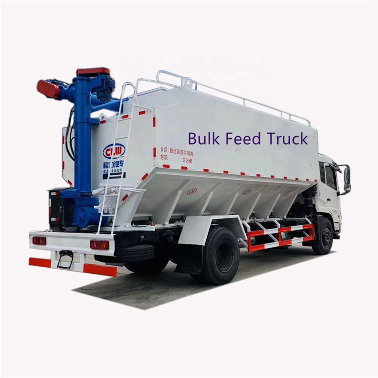 10 Ton Bulk Feed Truck Delivery-het Type van Vrachtwagen90km/h 4x2 Diesel