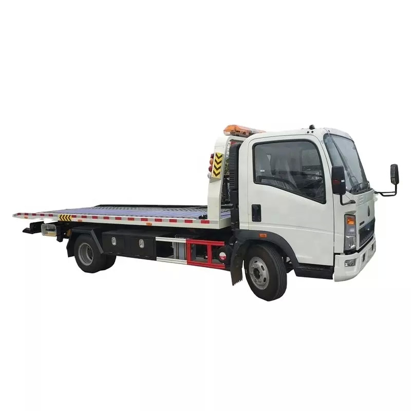 Sinotrukhowo Terugdraaien Tow Truck 95km/H, de Hydraulische Lichte Plicht Flatbed Tow Truck van 4X2