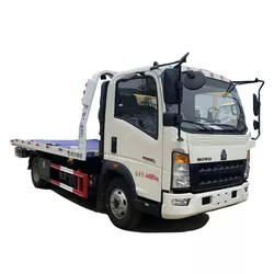 Sinotrukhowo Terugdraaien Tow Truck 95km/H, de Hydraulische Lichte Plicht Flatbed Tow Truck van 4X2