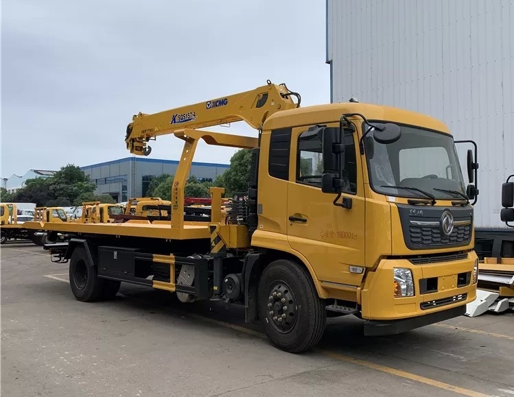 8 - 10 ton Autoverbreker sleeptruck Platform 6.3T Wielbasis 4500mm Zware slepen