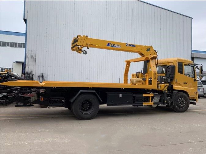 8 - 10 ton Autoverbreker sleeptruck Platform 6.3T Wielbasis 4500mm Zware slepen