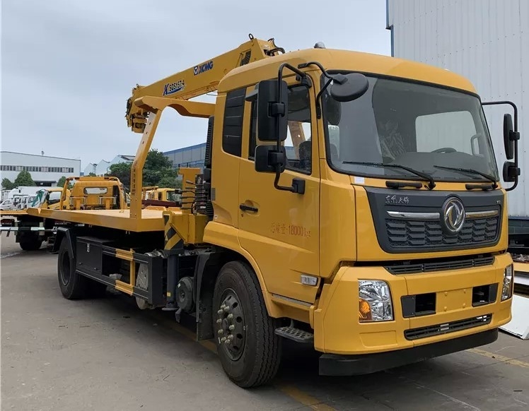 8 - 10 ton Autoverbreker sleeptruck Platform 6.3T Wielbasis 4500mm Zware slepen