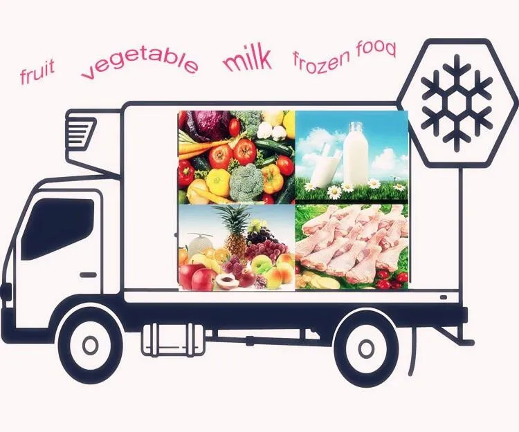 JAC Frozen Food Truck 10 Ton Refrigerated Truck For Frozen-Voedselvervoer