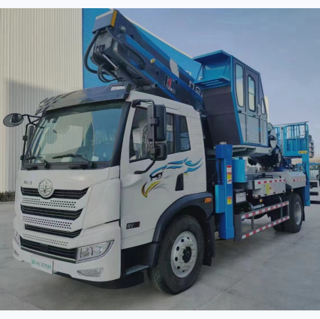 190HP Vrachtwagens 45m van de hoge Hoogteverrichting de Vrachtwagen Opgezette Luchtvrachtwagen van het het Werkplatform