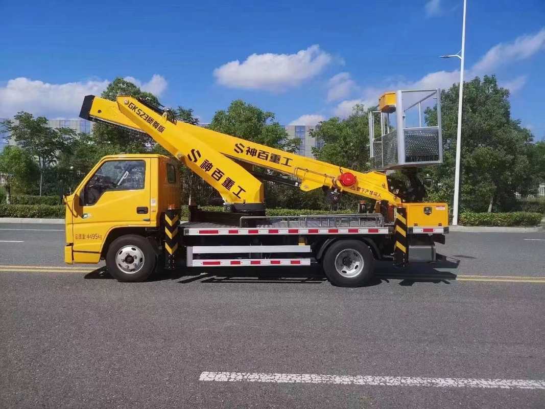 4×2 Bucket Lift Truck 116 pk Werktuig voor hoge hoogte Euro 6 Luchtplatform Truck
