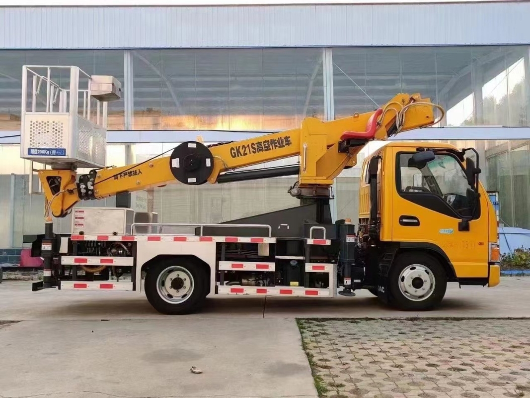 21m van de het Platformvrachtwagen 200kg van het Emmer Luchtwerk Telescopische de Hoge Hoogte Werkende Vrachtwagen