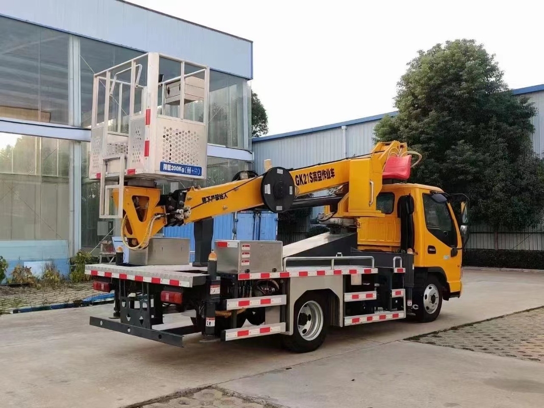 21m van de het Platformvrachtwagen 200kg van het Emmer Luchtwerk Telescopische de Hoge Hoogte Werkende Vrachtwagen