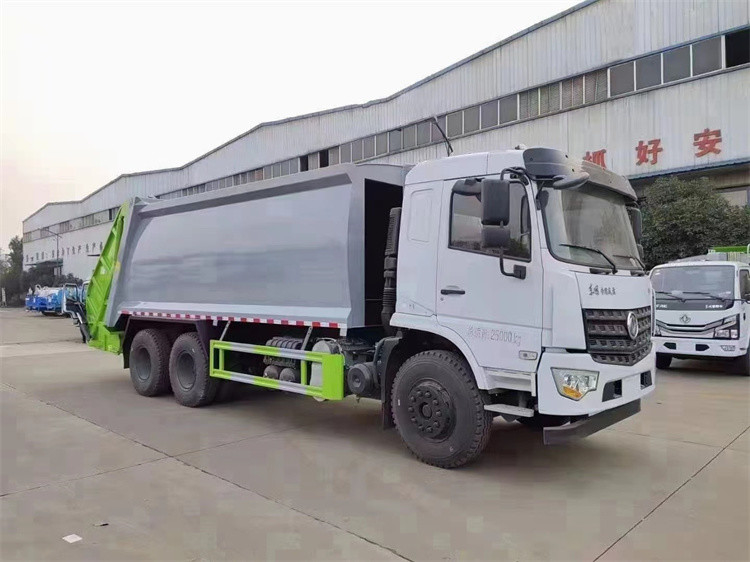 Vuilniswagen Wassen Dongfeng 5995 Kg Compactor Vuilniswagen Met Carbon Steel Chassis