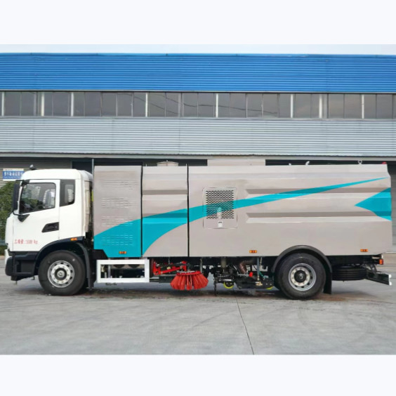 100 km/h Mini Foton vacuüm wegveegtruck voor grondig reinigen 95 pk veegtruck