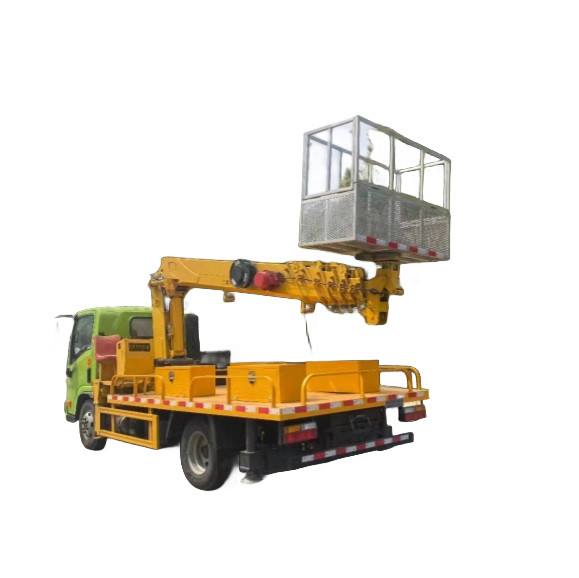 23 meter Maximale operatiekracht Luchtwerkplatform Truck Bucket Grootte 1000x700x1250mm
