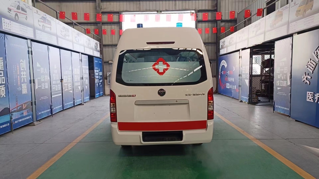 Hulpwagen 130 km/h Maximale snelheid Mobiele kliniekvoertuig met voor-/achterophanging van 1320/1160 mm