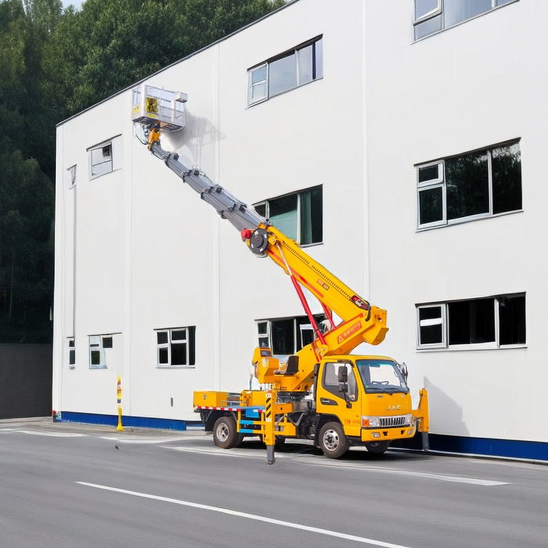 JAC hoogheftruck 1000 kg Liftgewicht 5-versnellingen handgeschakelde versnellingsbak 13,5m Werkkracht