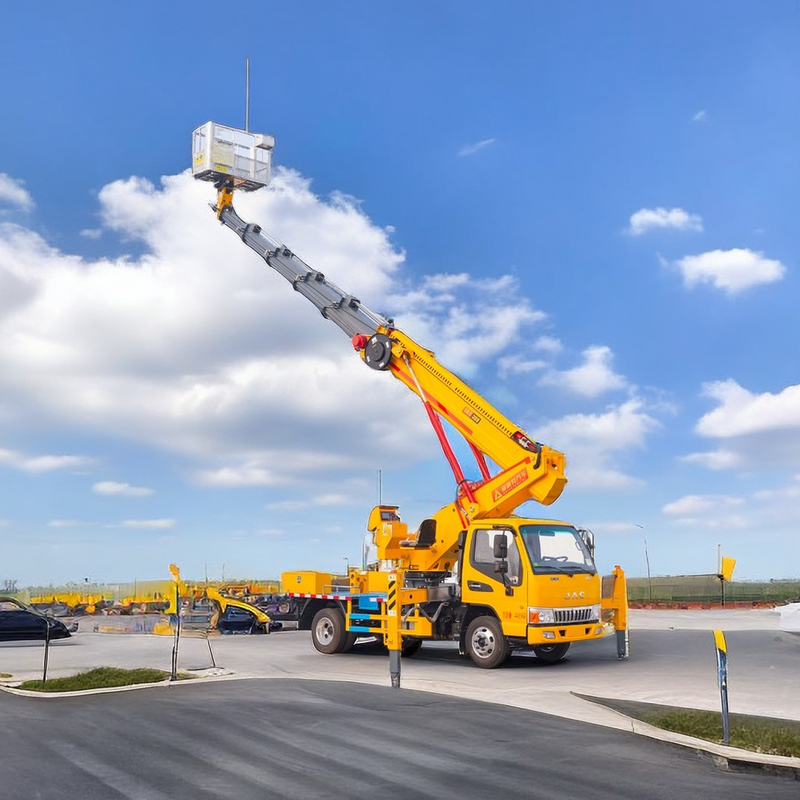 Vliegtuig met afstandsbediende/handmatige luchtplatform met niveaudetector 1000 kg hefgewicht Dieselbrandstof