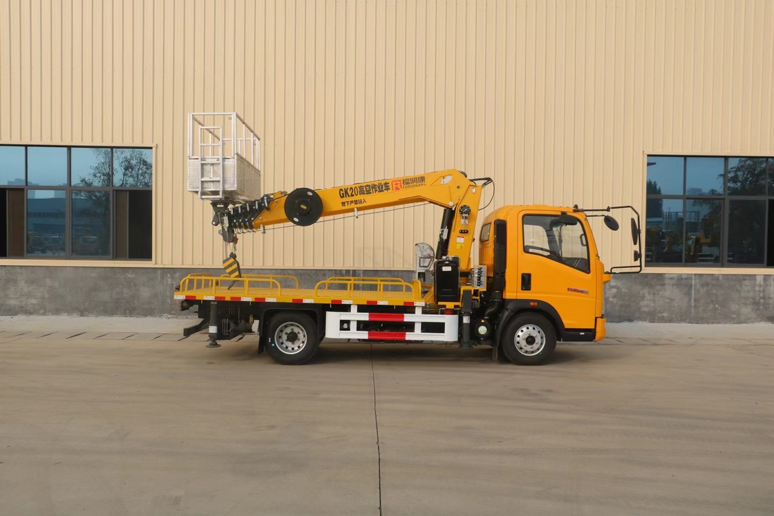 Telescopisch platform vrachtwagen 21 meter HOWO Brand Boom Lift Cherry Picker Truck