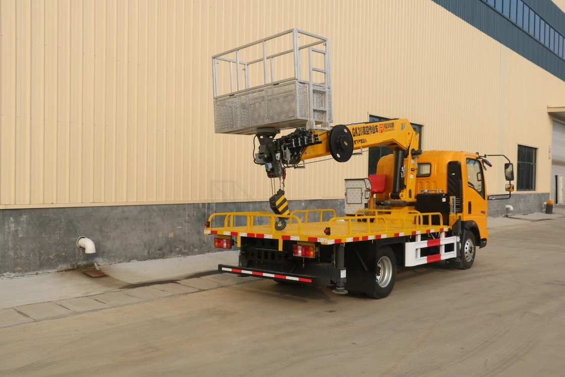 Telescopisch platform vrachtwagen 21 meter HOWO Brand Boom Lift Cherry Picker Truck