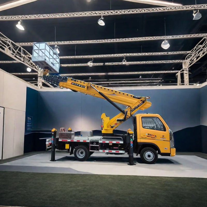 EURO 5 Foton 4*2 Werkplatform op voertuig gemonteerd 24 Meter luchtplatform Truck gemonteerd