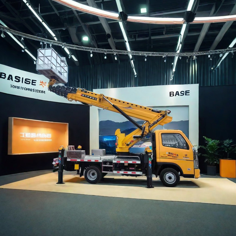 Wielbasis 3360 mm Foton Truck gemonteerd luchtplatform 95km/h Overhead Working Truck