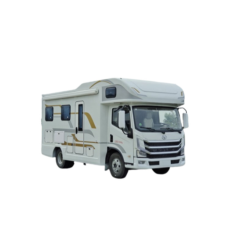 YUEJIN 4x2 Mobile Auto Motorhome Outdoor Luxe RV Caravan Van Voor gezinsreizen