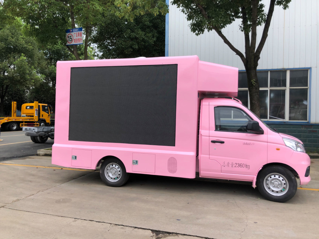 Foton Mobiele LEIDENE Reclamevrachtwagen met Lijnventilatie het Koelen Systeem Kleine Grootte