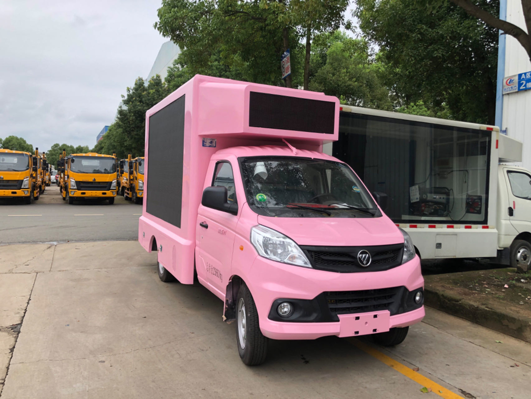 Foton Mobiele LEIDENE Reclamevrachtwagen met Lijnventilatie het Koelen Systeem Kleine Grootte
