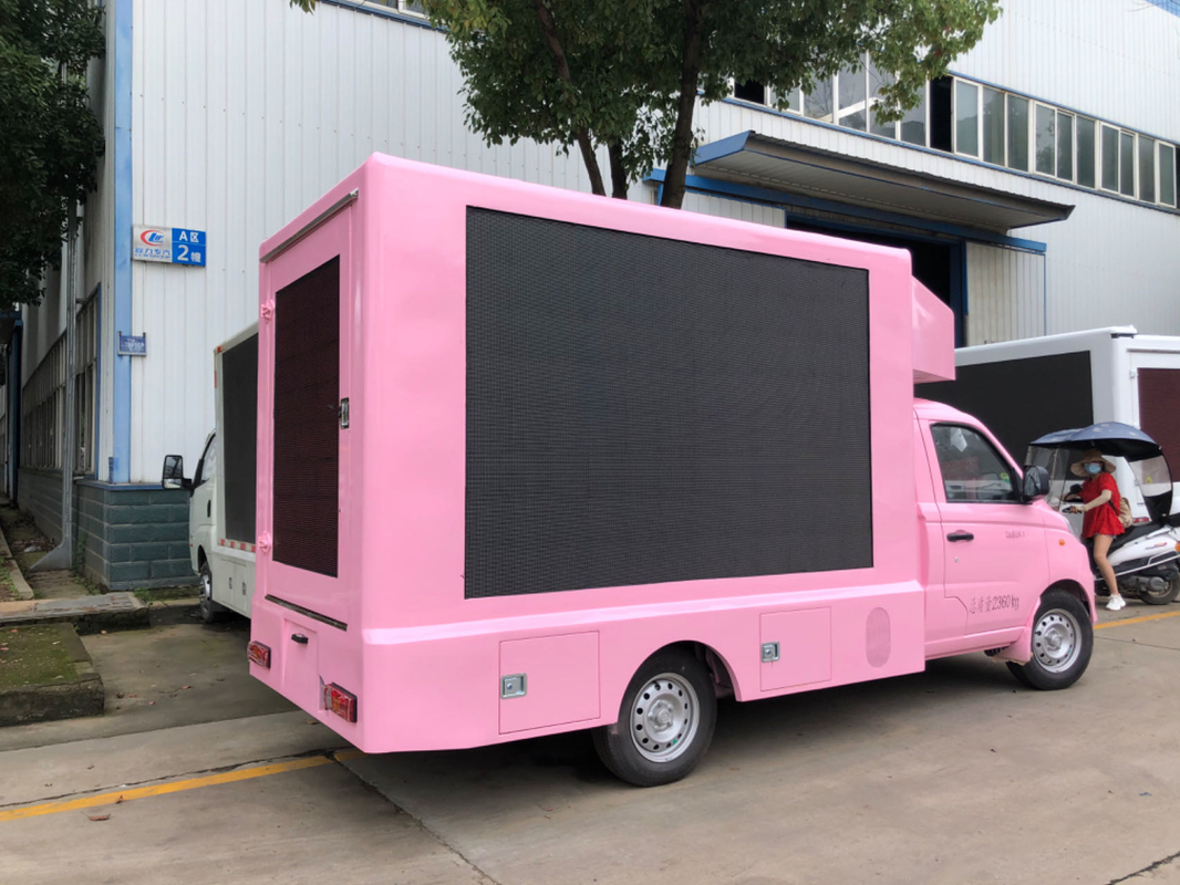 Foton Mobiele LEIDENE Reclamevrachtwagen met Lijnventilatie het Koelen Systeem Kleine Grootte