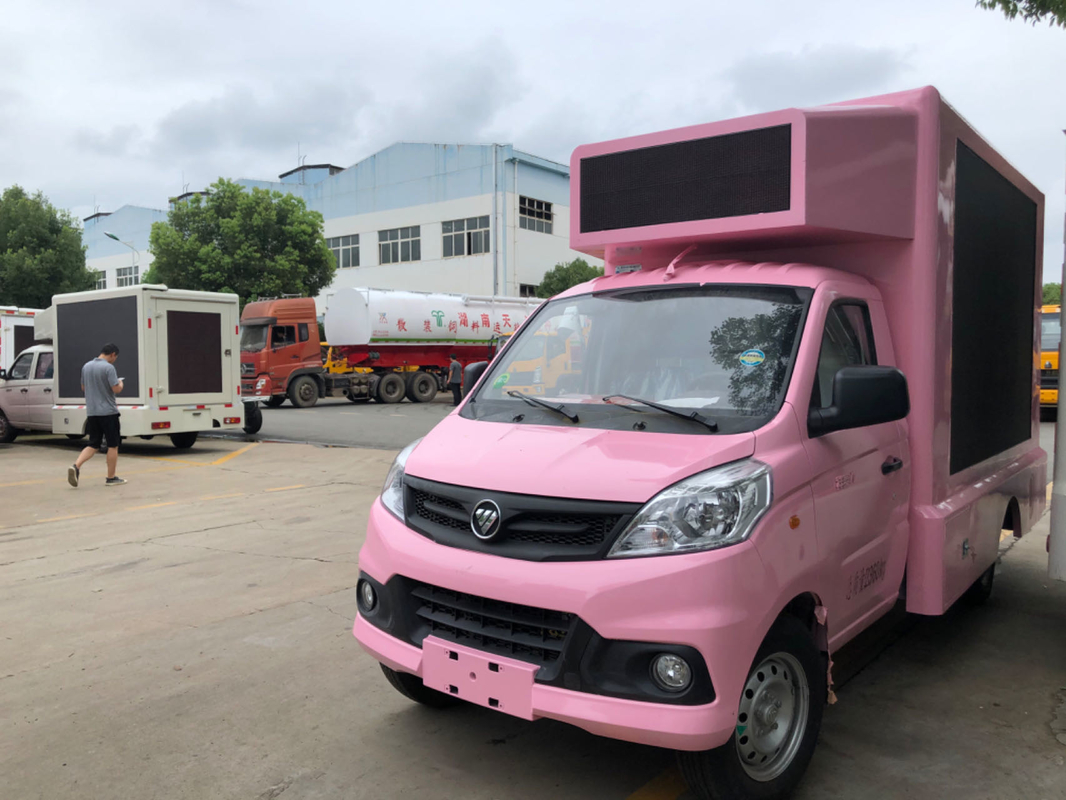 Foton Mobiele LEIDENE Reclamevrachtwagen met Lijnventilatie het Koelen Systeem Kleine Grootte