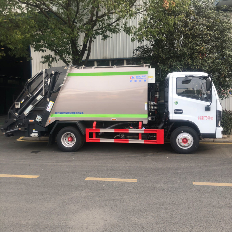 2023 Nieuwe Dongfeng Min vuilniswagen te koop 7m3 Compactor vuilniswagen