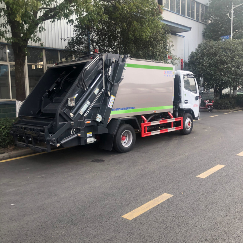 2023 Nieuwe Dongfeng Min vuilniswagen te koop 7m3 Compactor vuilniswagen