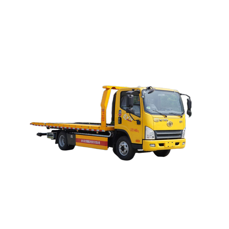 6 wielen platbed Wrecker Truck JAC / 4 Ton Winkel sleeptruck Te koop