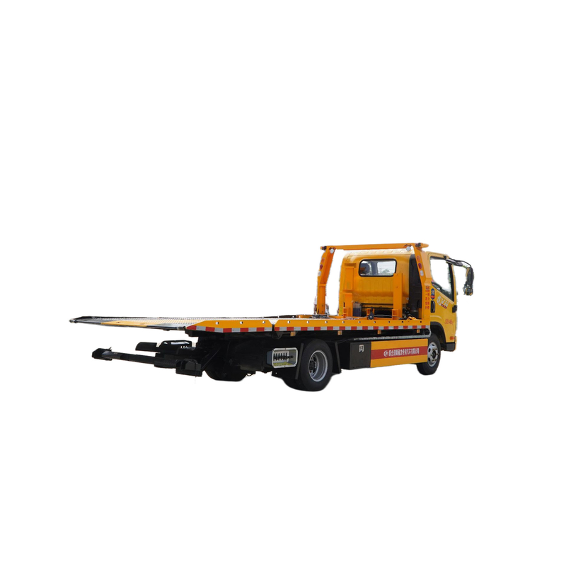 6 wielen platbed Wrecker Truck JAC / 4 Ton Winkel sleeptruck Te koop