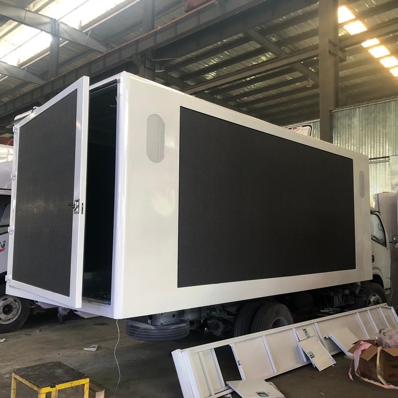 Op maat gemaakte Isuzu Mobile Big Screen Truck P3 P4 P5 Digitaal Voor Truck Gemonteerd Met Gewicht 2500KG
