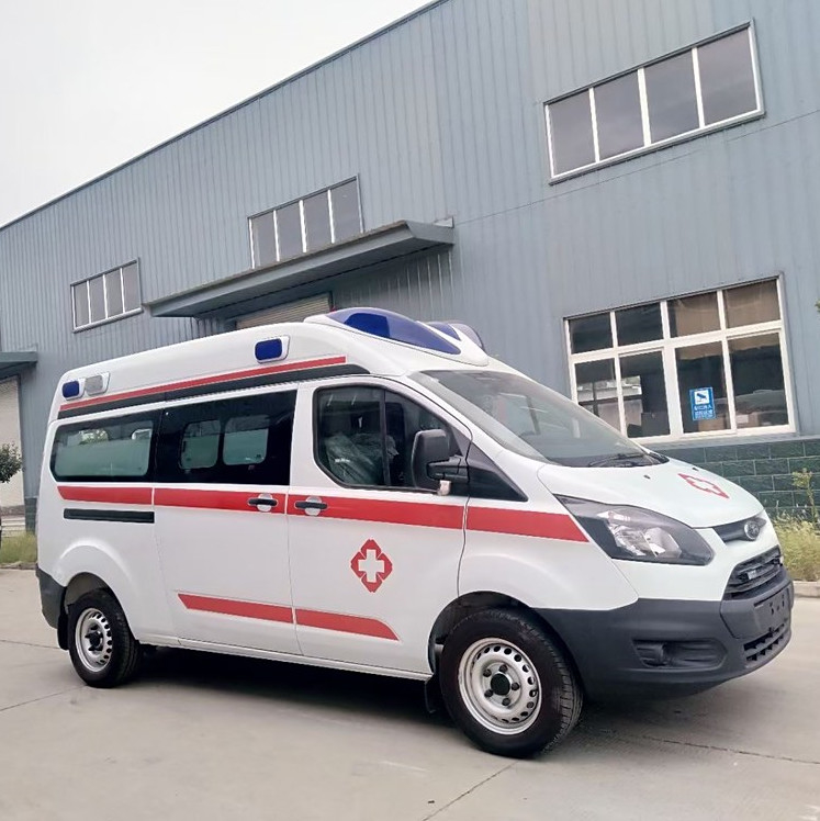 De linkeraandrijving 4*2 doorwaadt het Voertuig van de de Ziekenwagenvrachtwagen van de 5+1 Transmissienoodsituatie