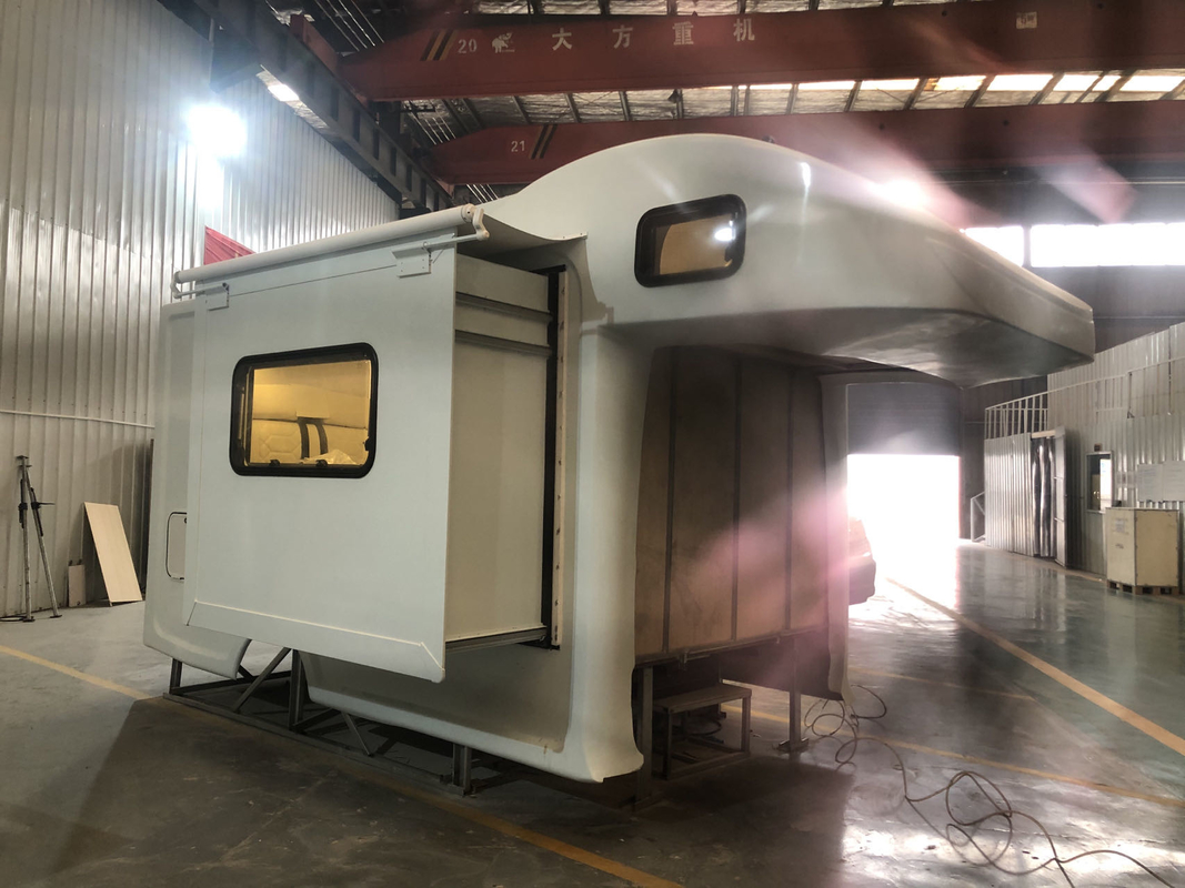 Van de Caravanvan decorated shell 220V van de glasvezeldoos rv het Openluchthuis