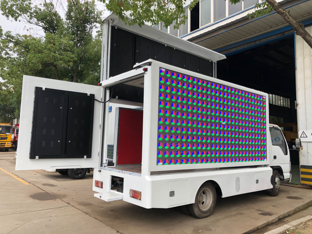 Isuzu 4*2 Euro 5 Led Display Box Truck Mobile Led Screen Billboard Truck Reclame Led Truck Te koop