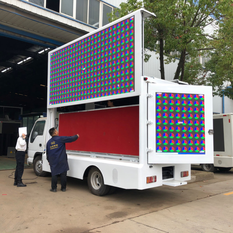 LED Roving Reclame Truck Japan merk 4,2m kleine Led mobiele podiumtruck