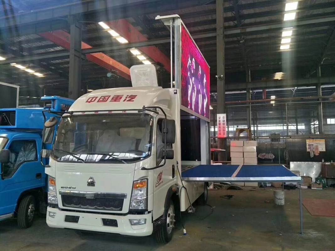 HOWO mobiel licht LED advertentie truck display box billboard helder scherm tekens P4 P5 P6