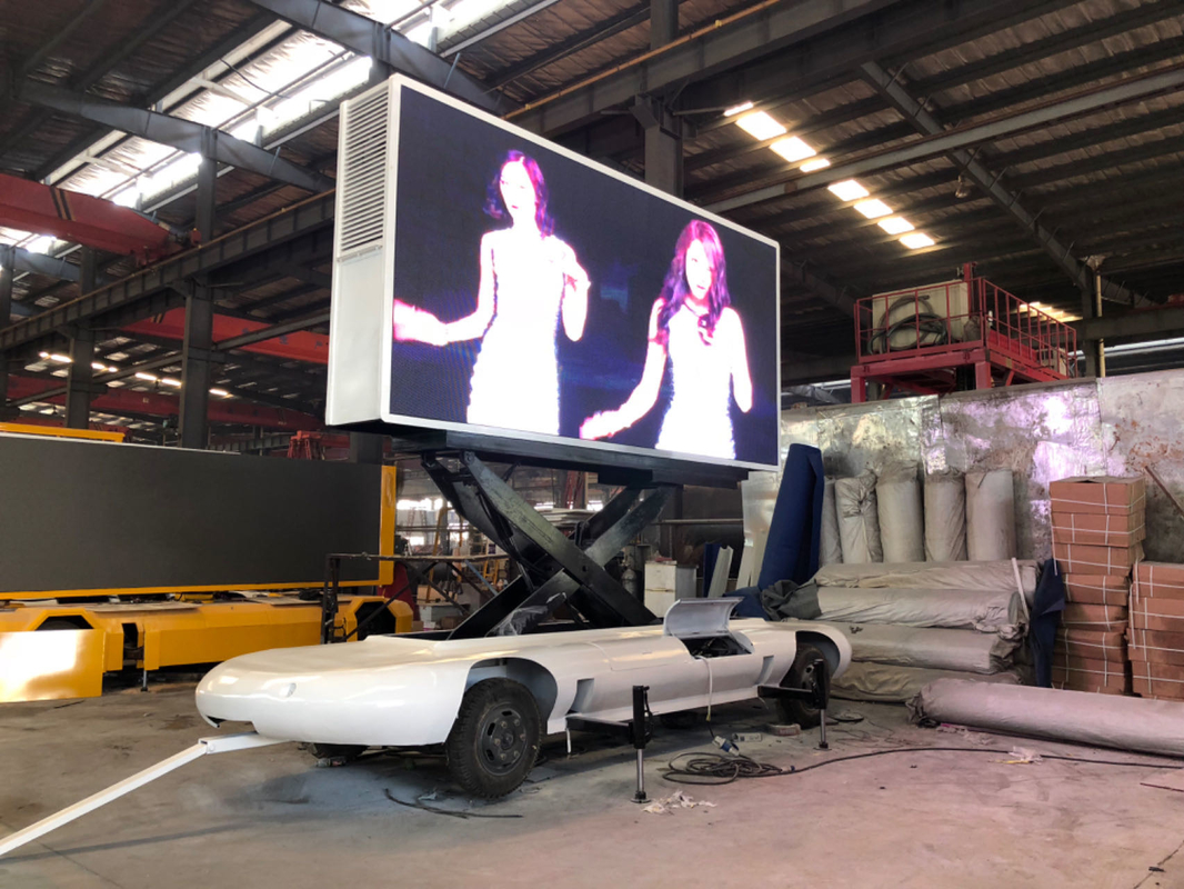 P4 P5 HD Truck Trailer Car Mobile Outdoor Advertising Led Sign Display Voor mobiele winkel