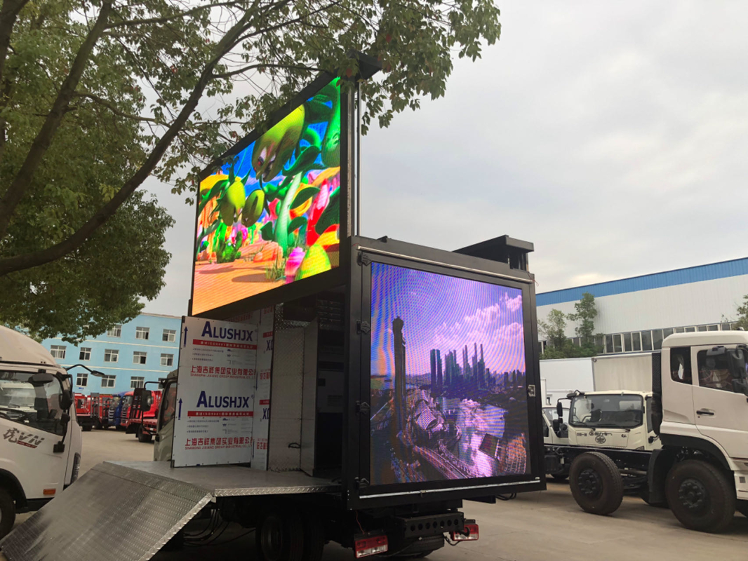 P3 P4 Outdoor waterdicht mobiel geleid video truck / trailer / van mobiele digitale reclame led billboard