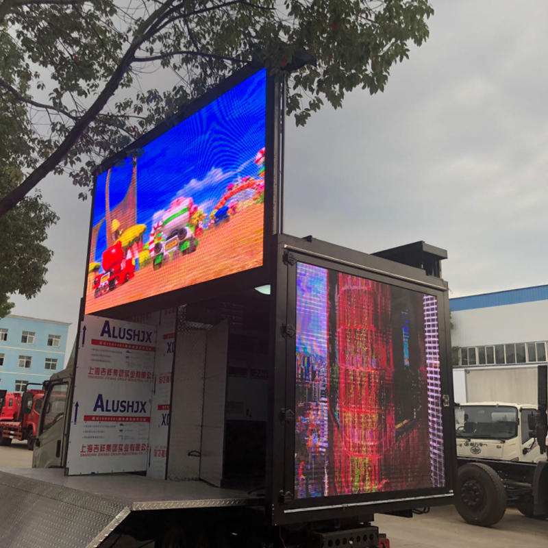Mini Truck met Billboard Reclame Outdoor Foton Tarpaulin LED mobiele reclamebus Truck
