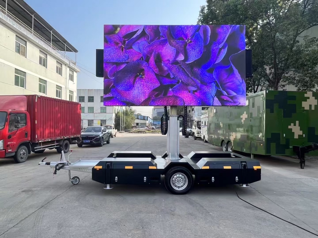 P2.5 P3 P4 P5 P6 P8 P10 Outdoor mobiele reclame Truck Van trailer LED Billboard Big Mobile Pantalla LED-scherm