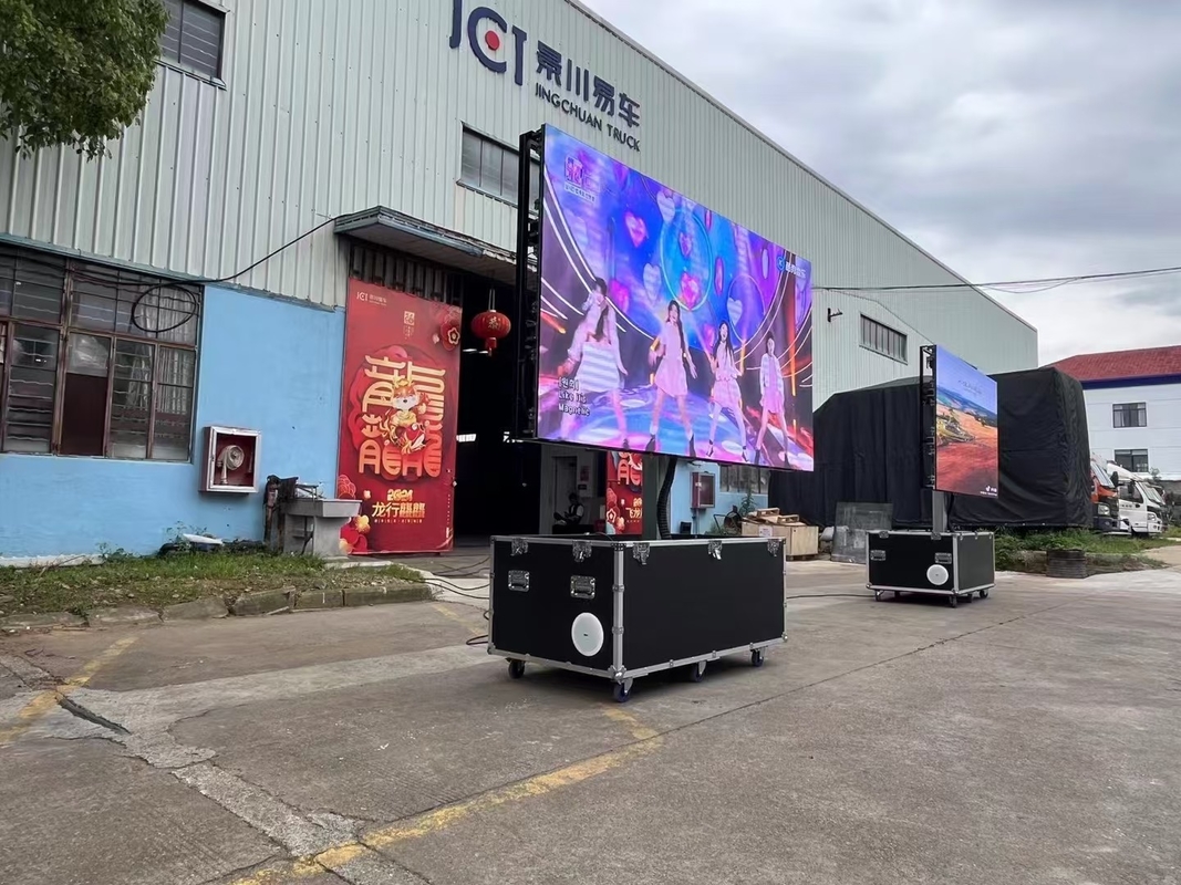 P2.5 P3 P4 P5 P6 P8 P10 Outdoor mobiele reclame Truck Van trailer LED Billboard Big Mobile Pantalla LED-scherm