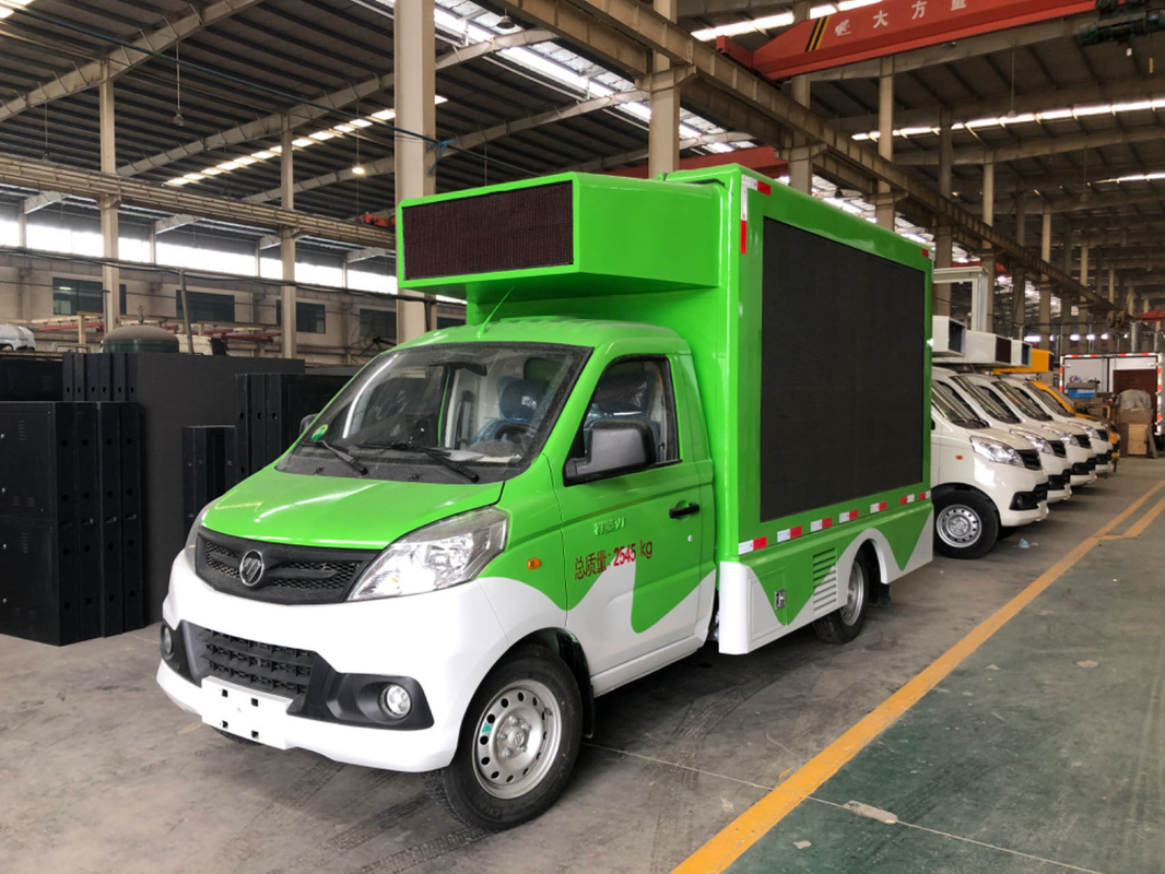 Euro 5 Outdoor P4 Full Color Led Billboard Mobiele reclame Digitale Media Truck