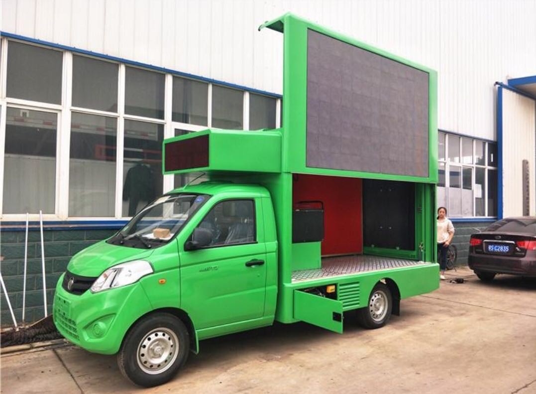 Euro 5 Outdoor P4 Full Color Led Billboard Mobiele reclame Digitale Media Truck