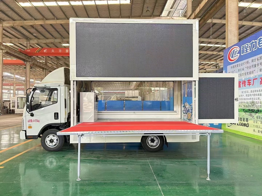 Foton 4X2 mobiele led truck reclame waterdicht P4 P5 P6 outdoor voertuig led display