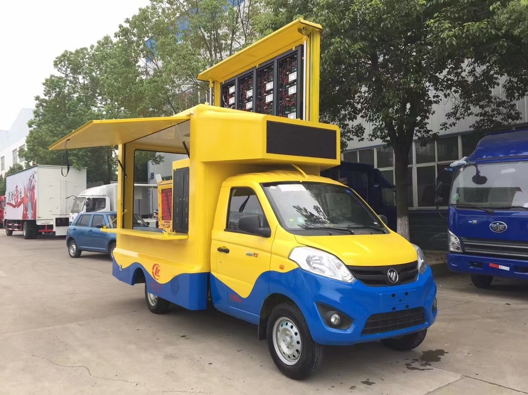 Foton Mobile Led Truck Advertising EURO 6 mini Outdoor Advertising Scherm Mobiele LED Display Truck
