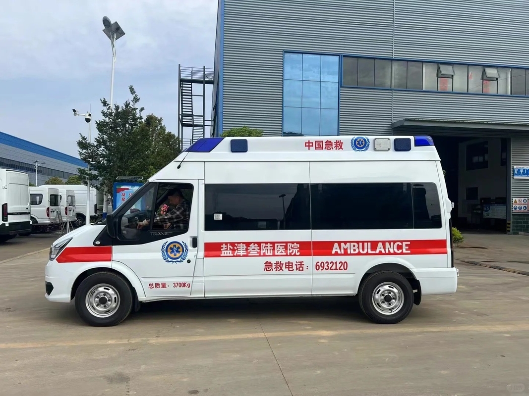 Ford Customization Ambulance Car Voertuig 4x2 Ambulance Car Transit V348 PRO Monitoring ICU Nood ambulance van